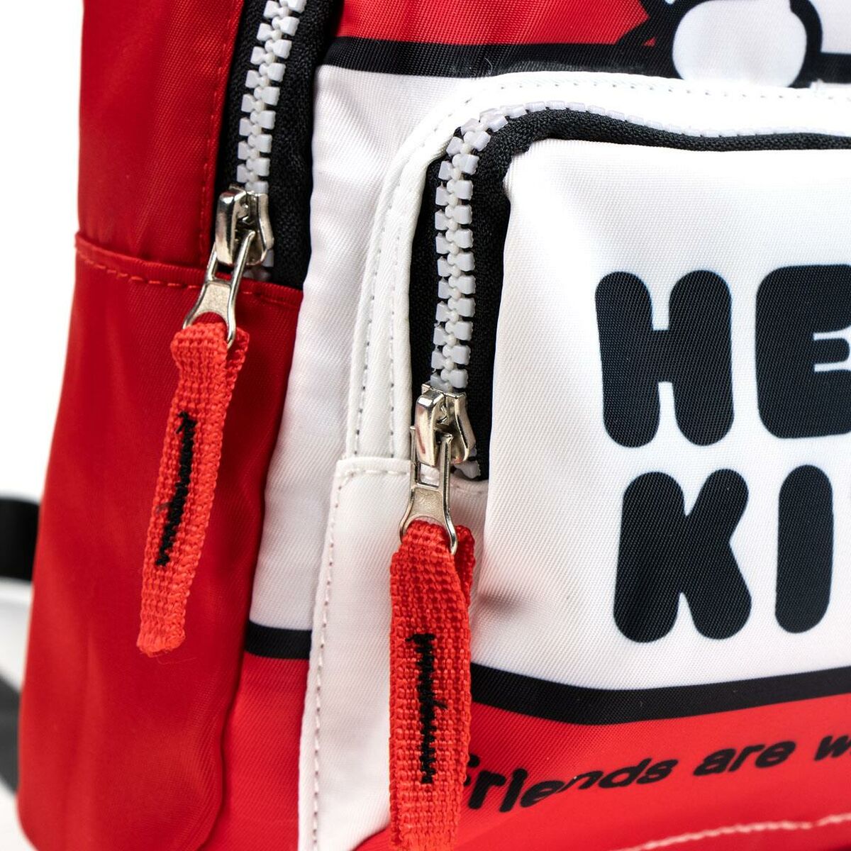 Skoletaske Hello Kitty Rød