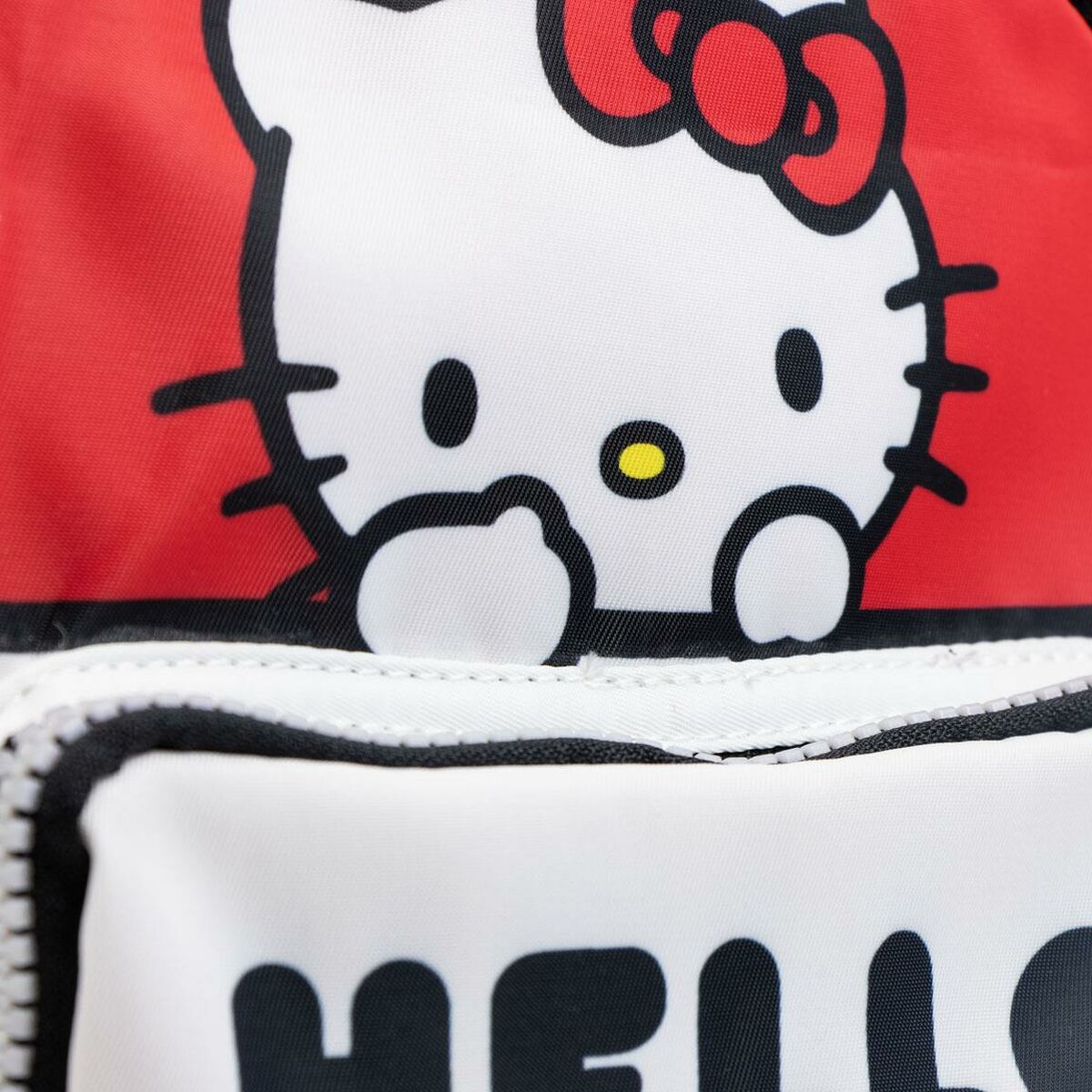 Skoletaske Hello Kitty Rød