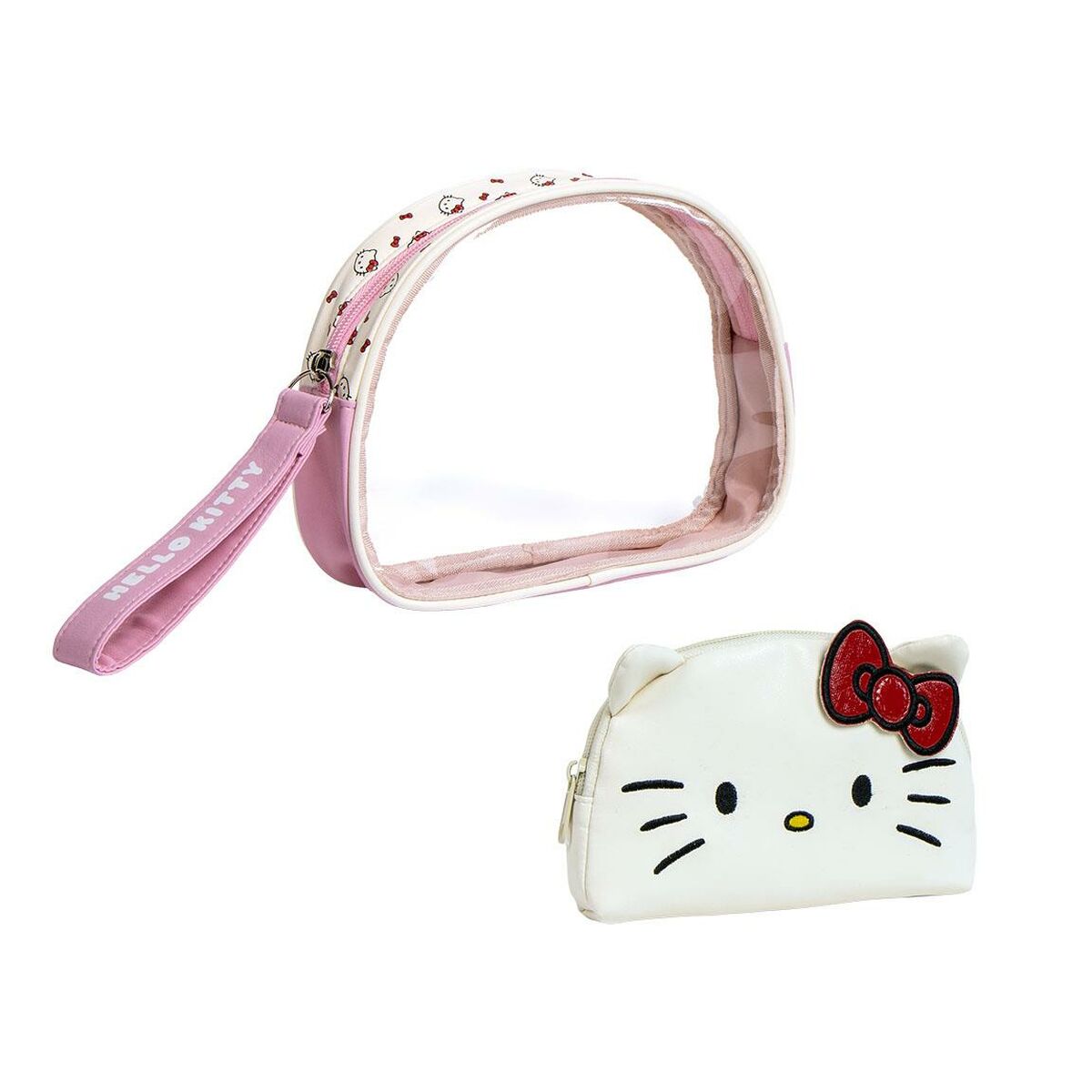 Reiseetui Hello Kitty Rosa 100 % Polyuretan