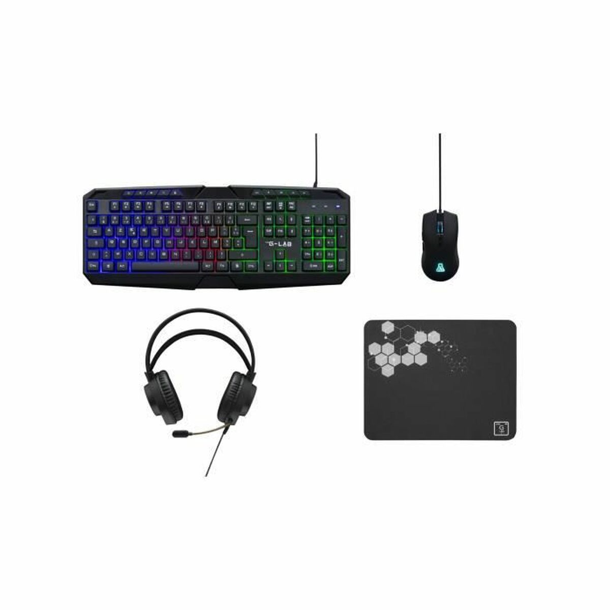 Teclado e Rato The G-Lab COMBO NATRIUM