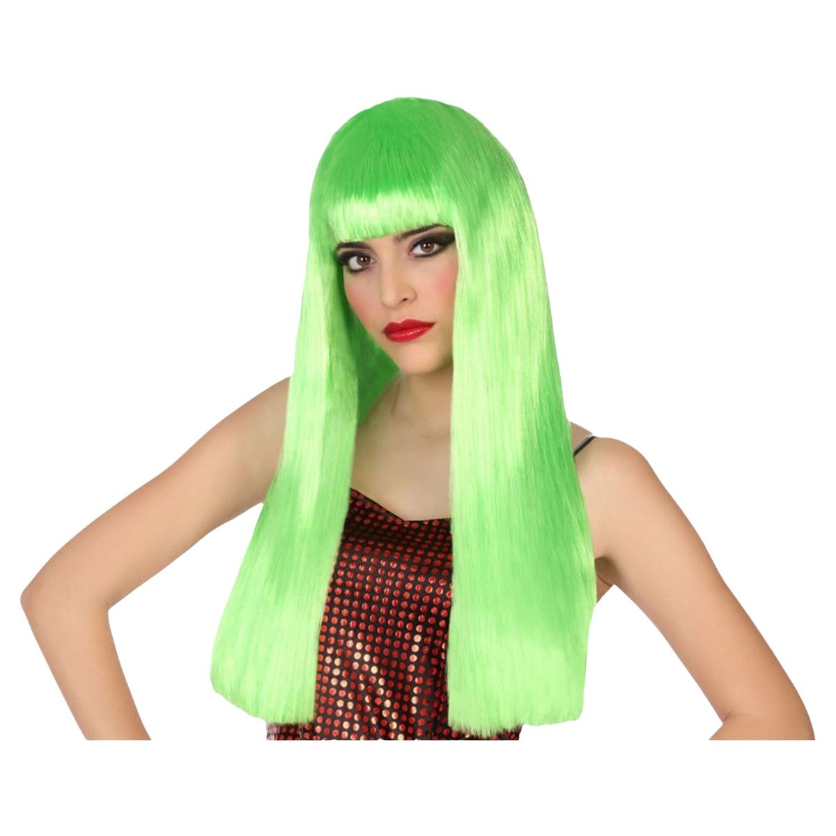 Parrucca Verde 60 cm