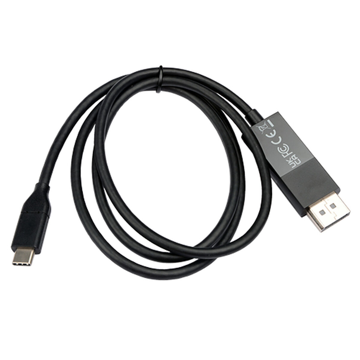 USB-C til DisplayPort-adapter V7 V7UCDP-2M Sort