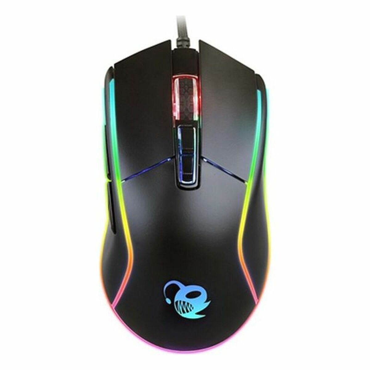 LED gaming-mus CoolBox DeepDarth Sort 6400 dpi