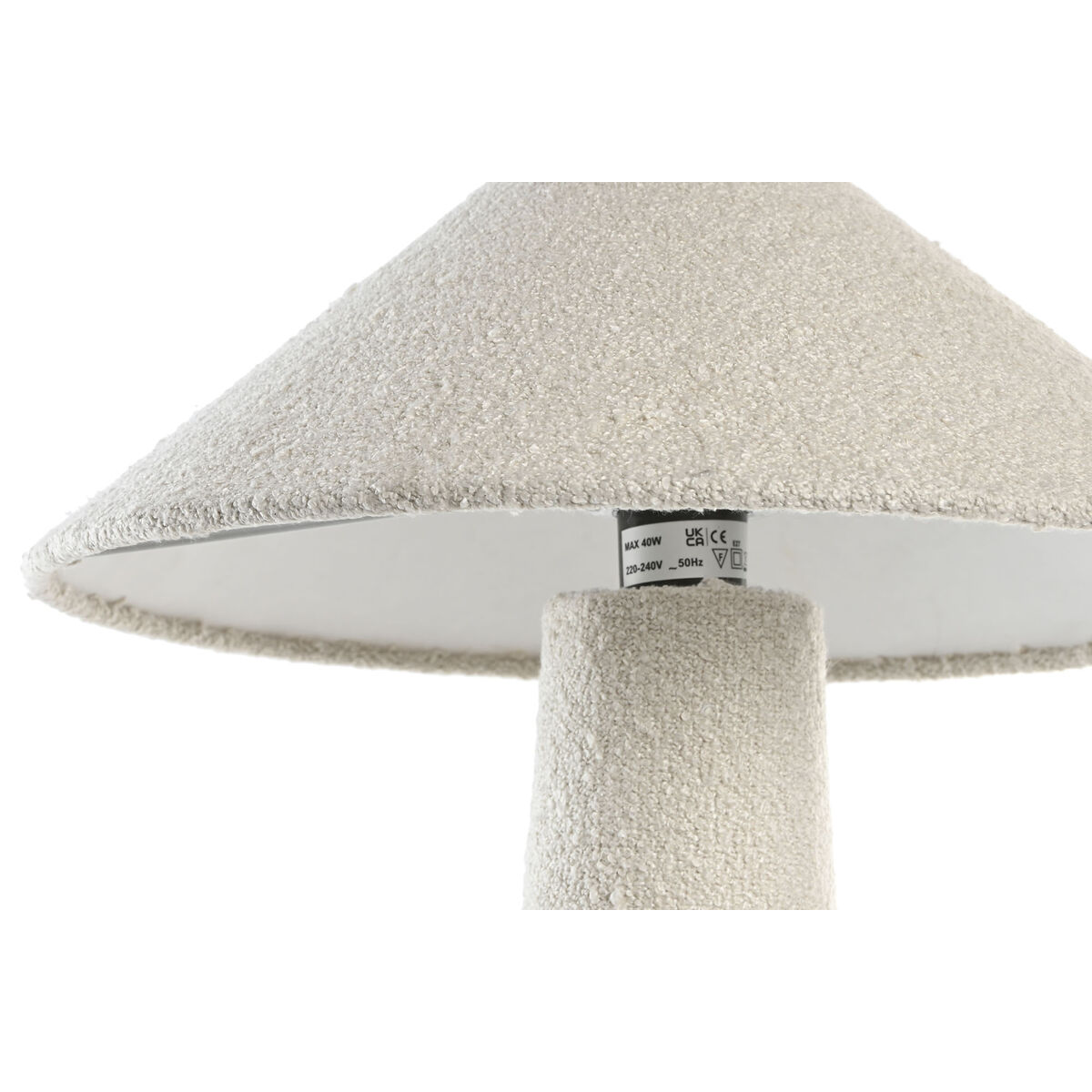 Lâmpada de mesa Home ESPRIT Branco
