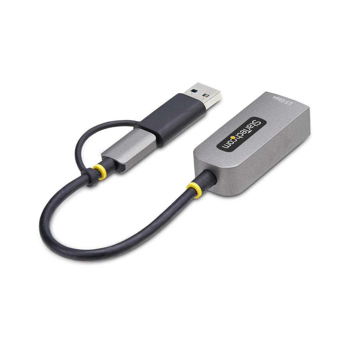 USB kabel Startech U2GA-USB-C-ETHERNET Šedý