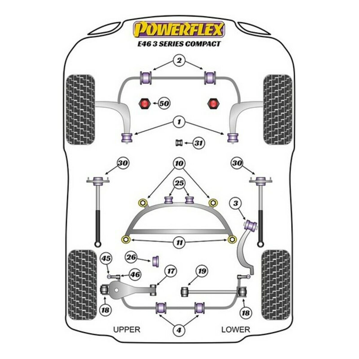 Silentblock Powerflex PFF5-4601