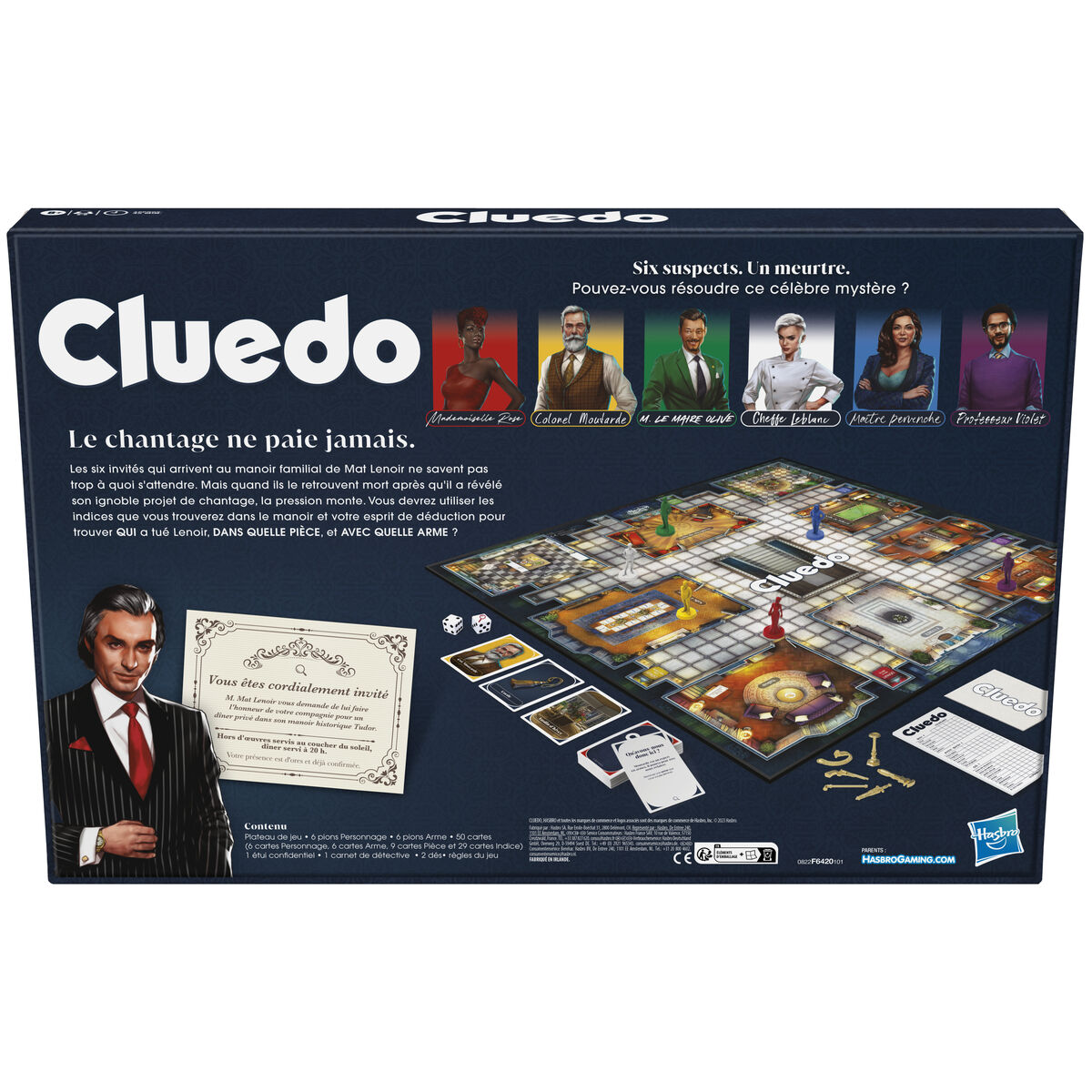 Gioco da Tavolo Hasbro Cluedo