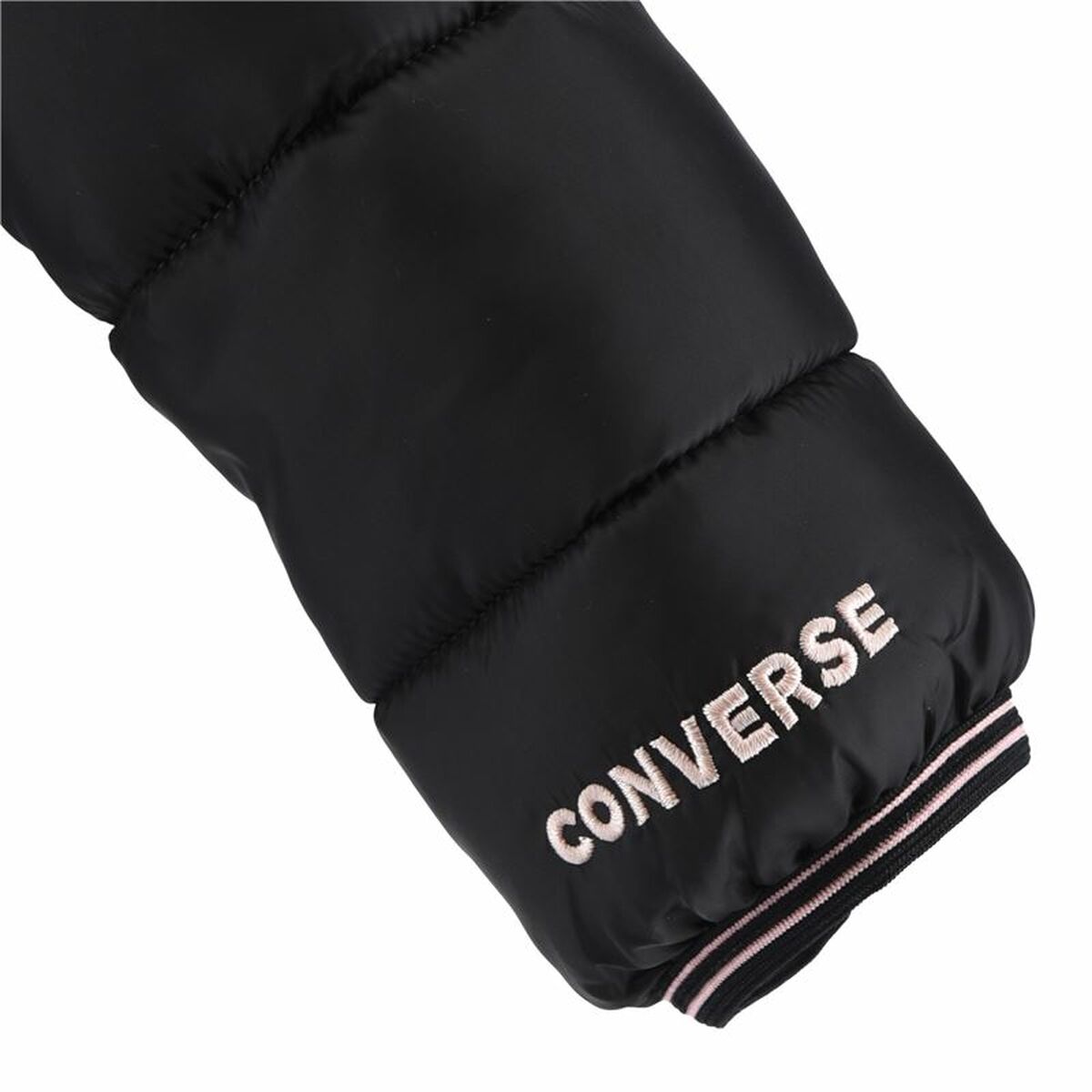 Giacca per bambini Converse Solid Mdwt Puffer Nero