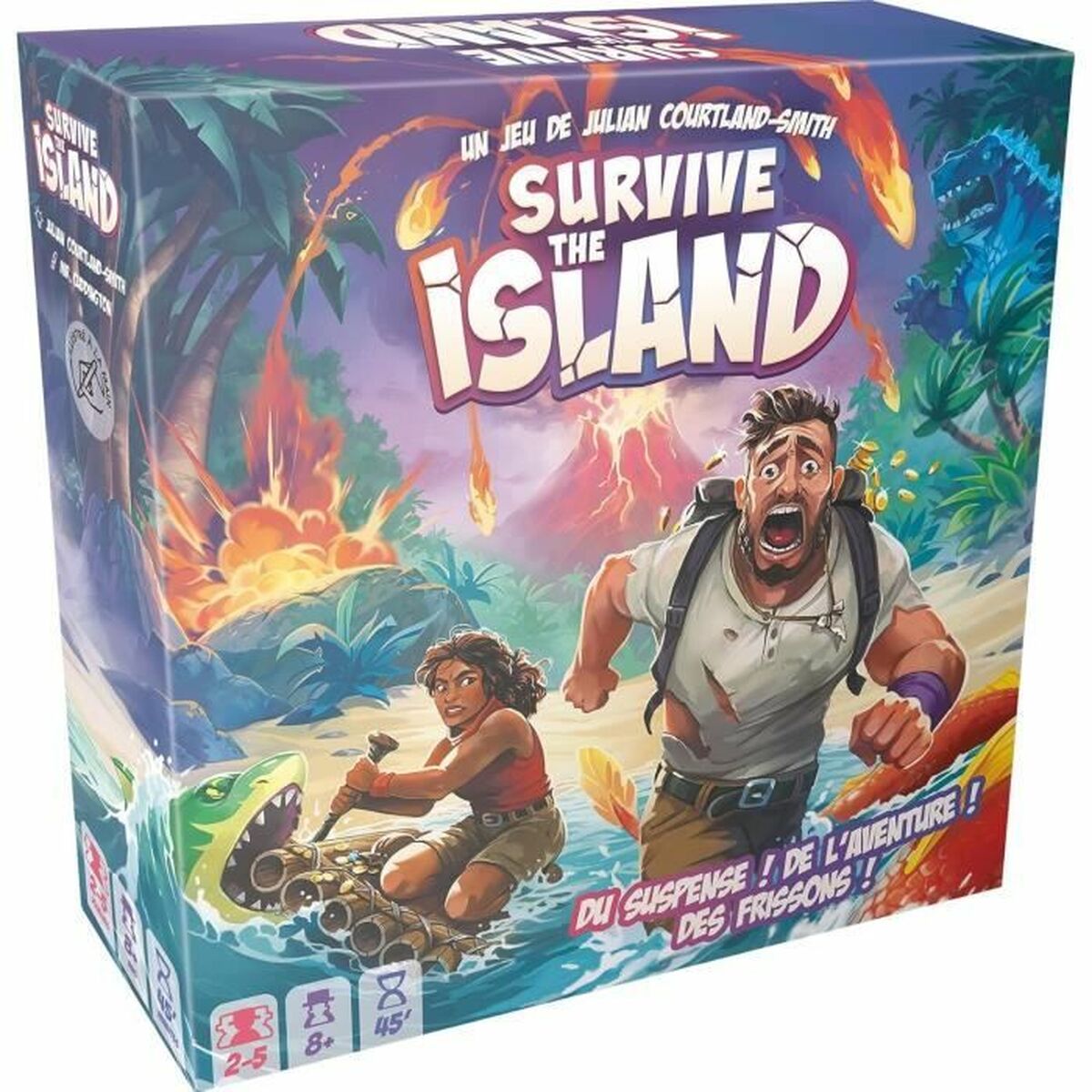 Lautapeli Asmodee Survive The Island