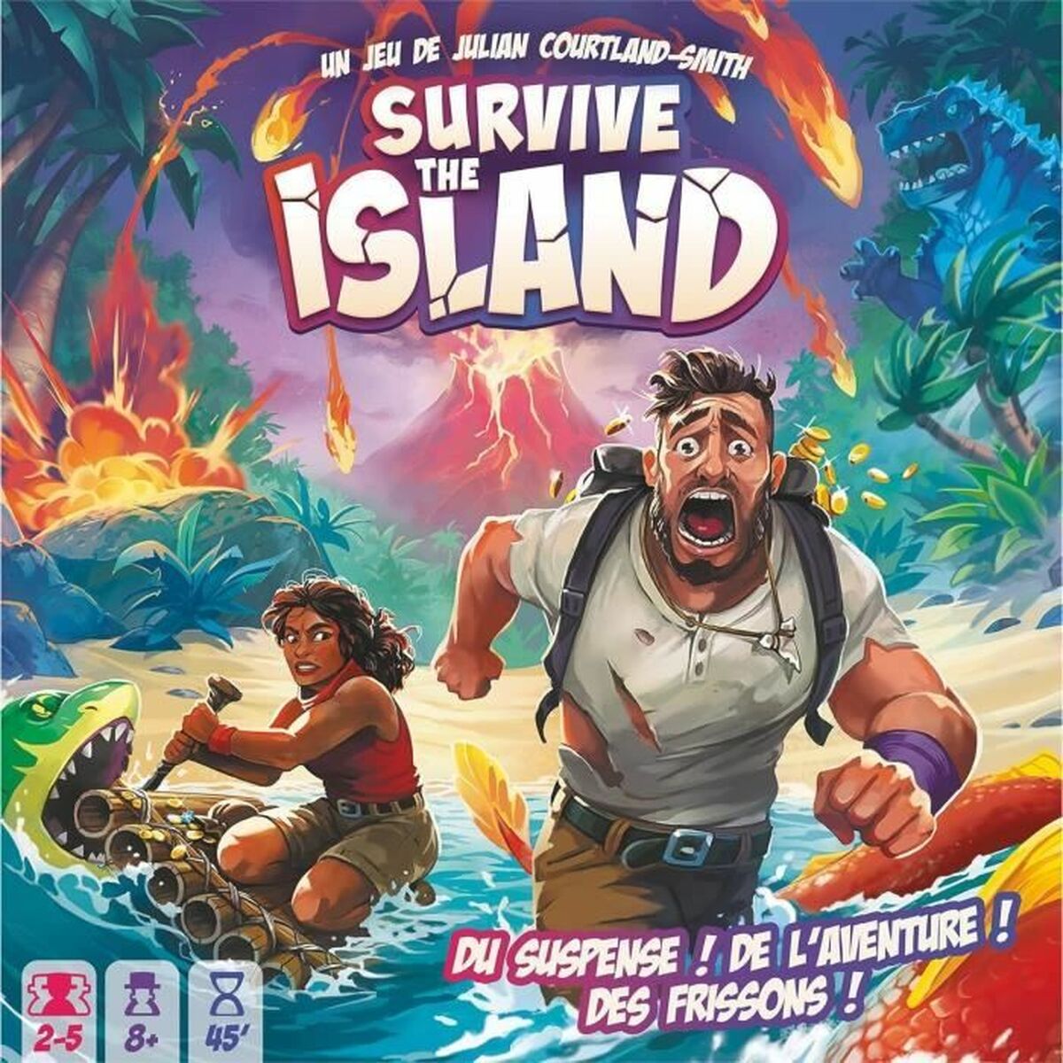 Bordspel Asmodee Survive The Island