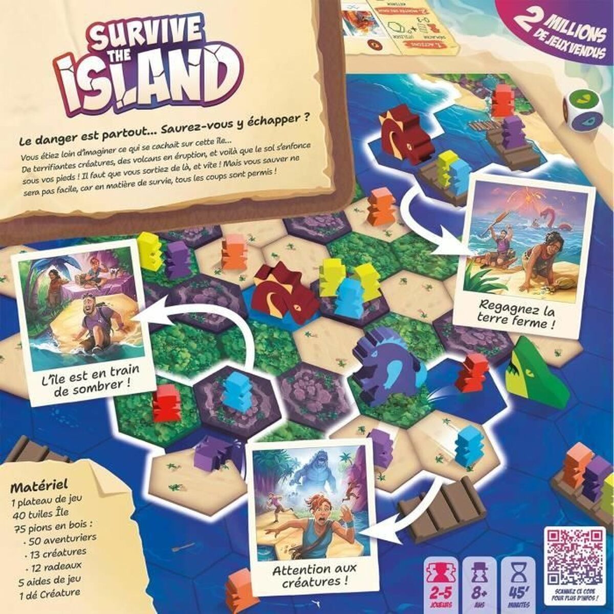 Lautapeli Asmodee Survive The Island