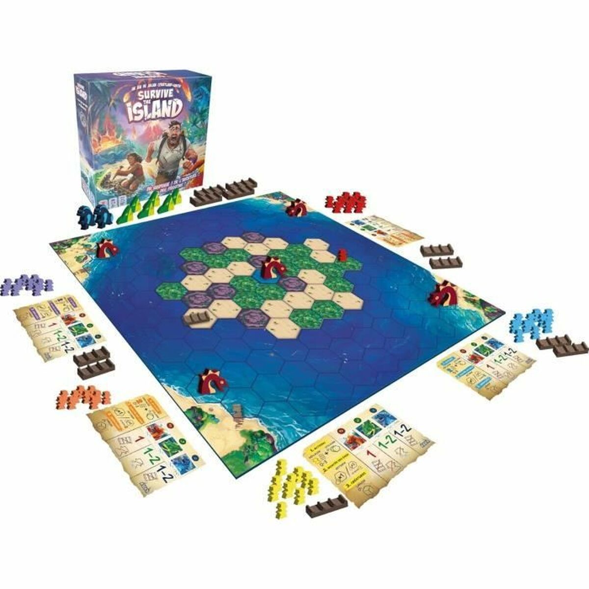 Bordspel Asmodee Survive The Island