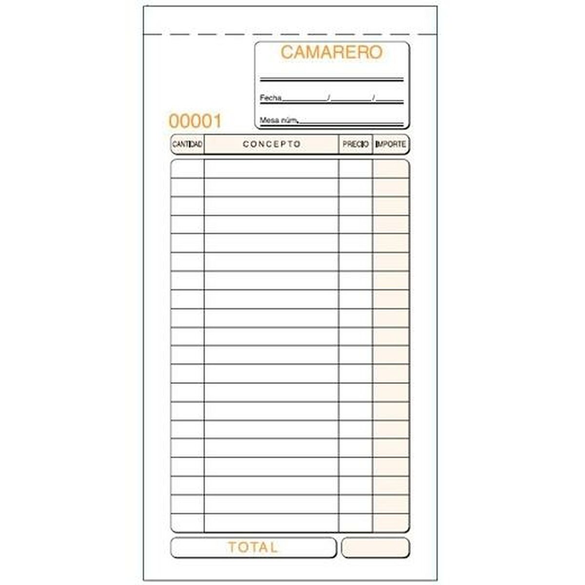 Invoice Check-book Sheet (10 Units)