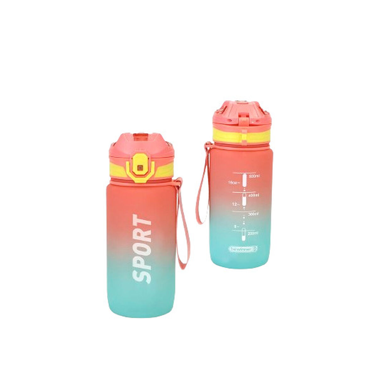 Wasserflasche Bewinner Bunt 600 ml