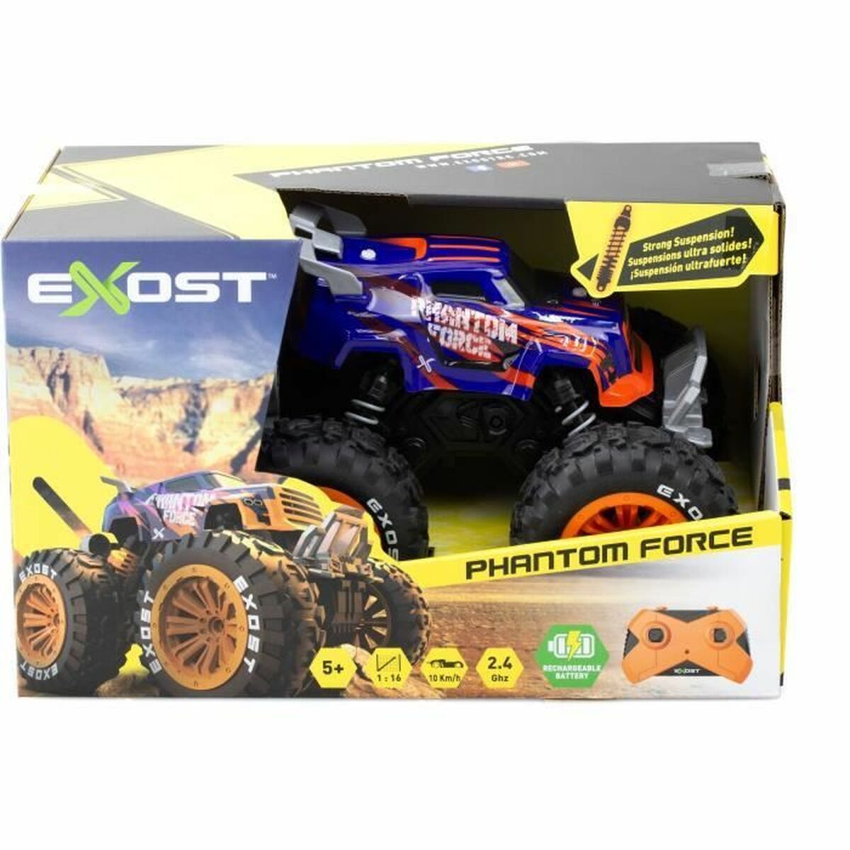 Fjernstyret Bil Exost Phantom Force Orange