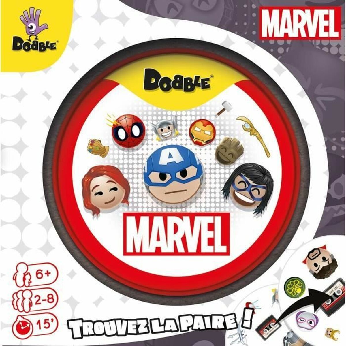 Lærerigt Spil Asmodee Dobble: Marvel