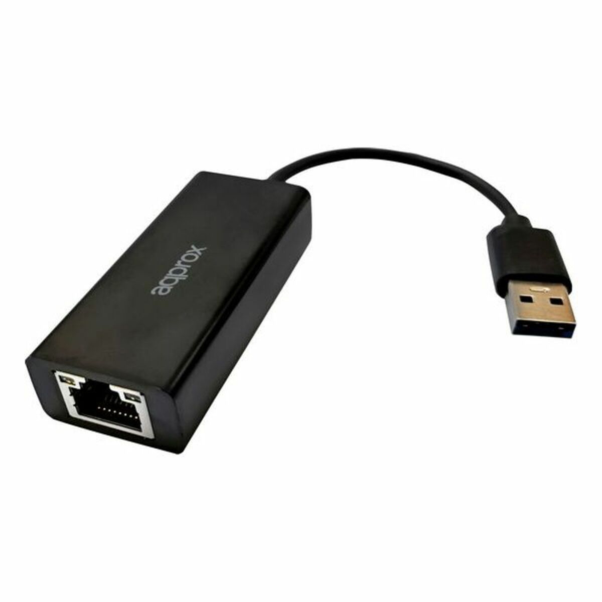 Ethernet til USB-adapter 2.0 approx! APPC07V3 Sort