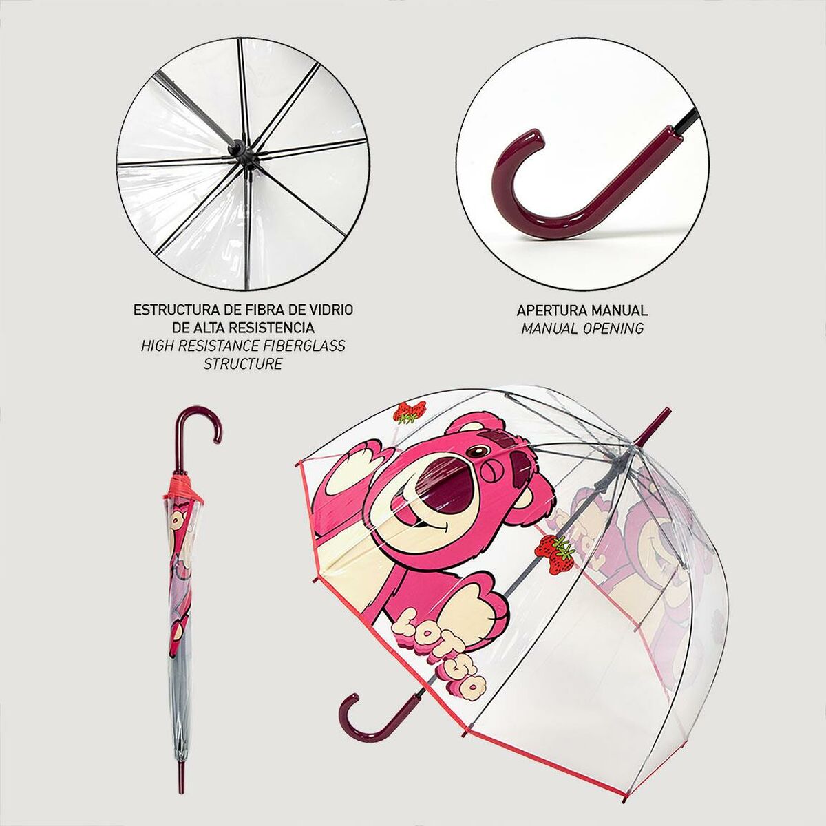 Paraply Toy Story Rosa PoE
