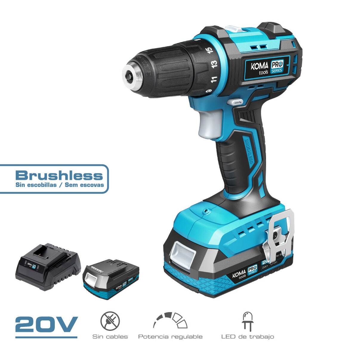 Perceuse visseuse Koma Tools Pro Series