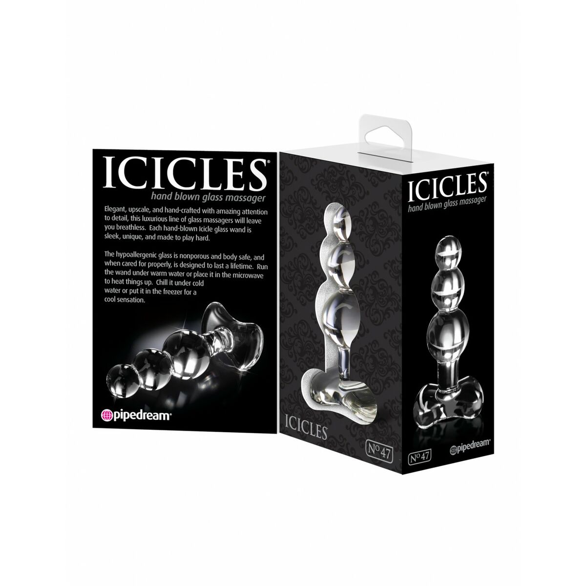 Plug Anale Pipedream Icicles Trasparente