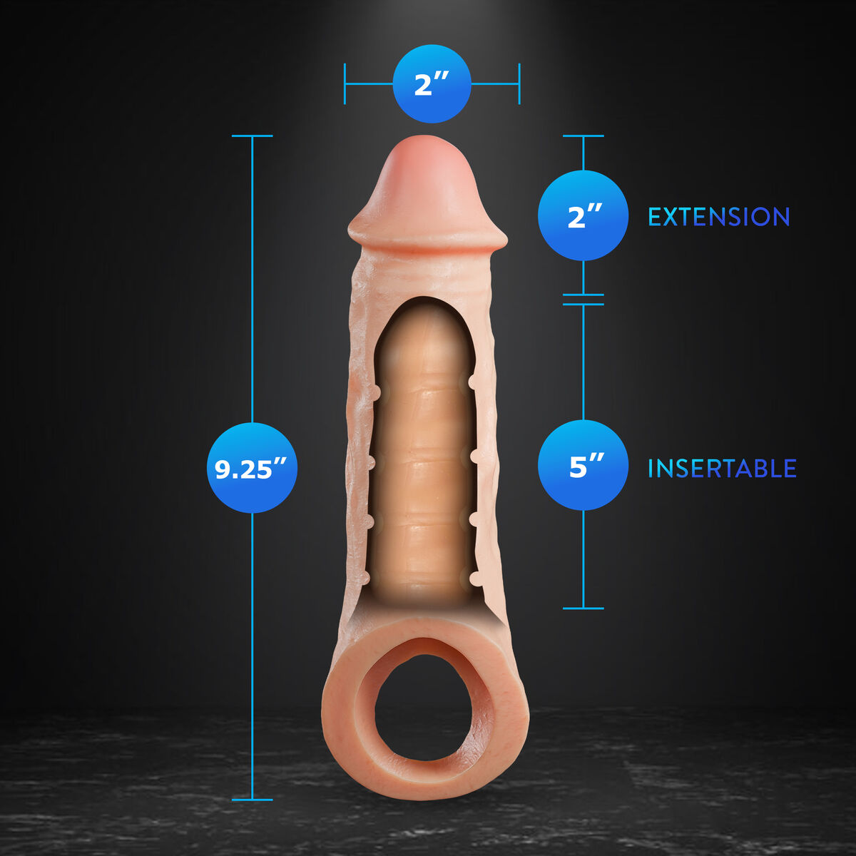 Penis-Hülle Blush Performance Plus Fleisch