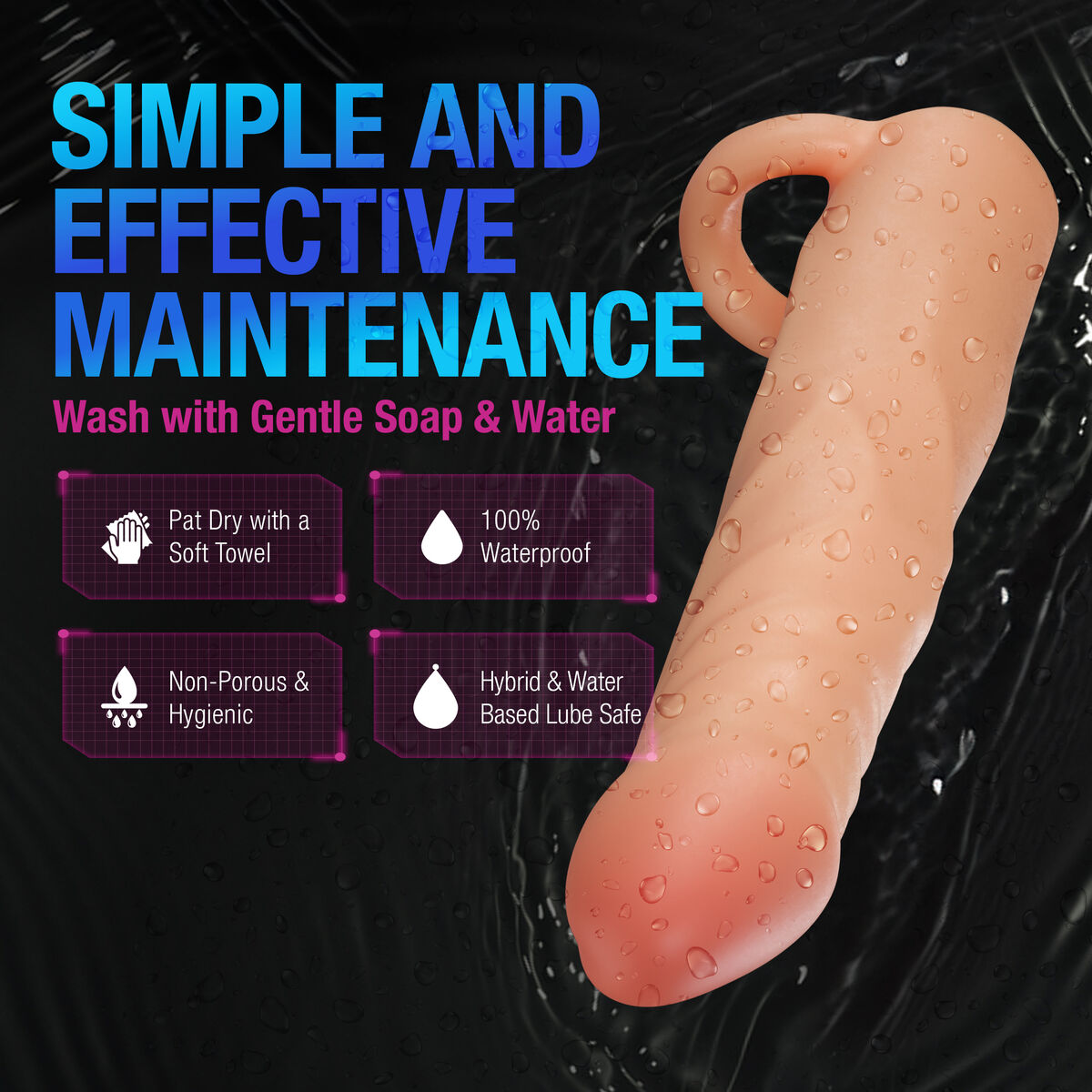 Penis-Hülle Blush Performance Plus Fleisch
