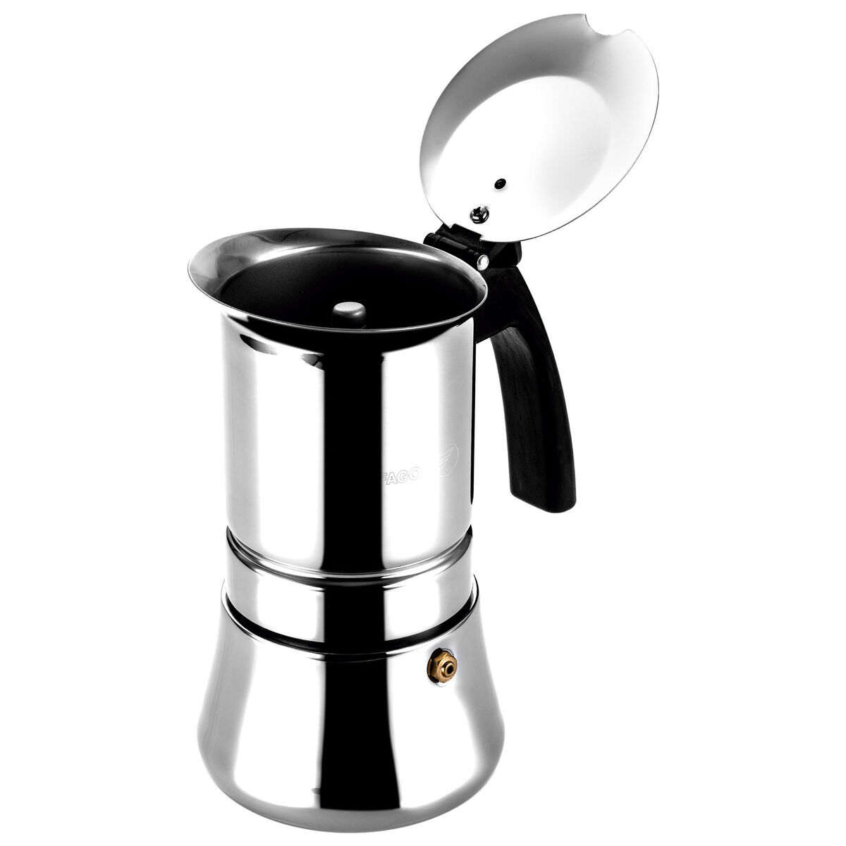 Cafetera Italiana Fagor Acero Inoxidable