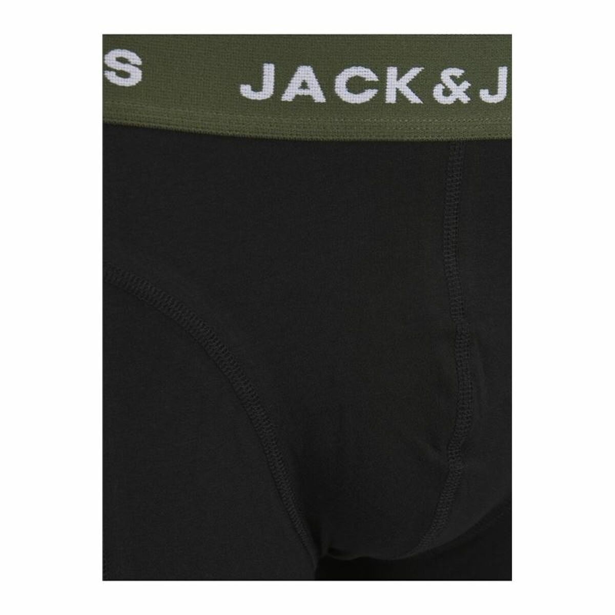Boxer da Uomo Jack & Jones Jacaron Solid Trunks Nero