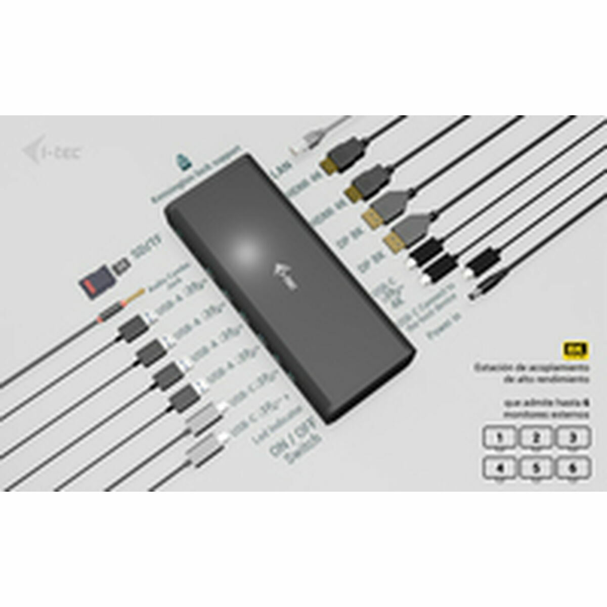 Docking-station i-Tec CA6MONITORDOCKPD