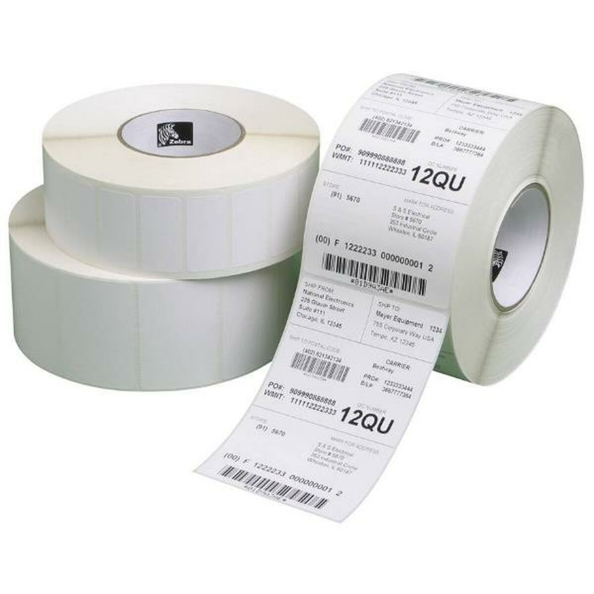 Printer labels Zebra 76528 Hvid