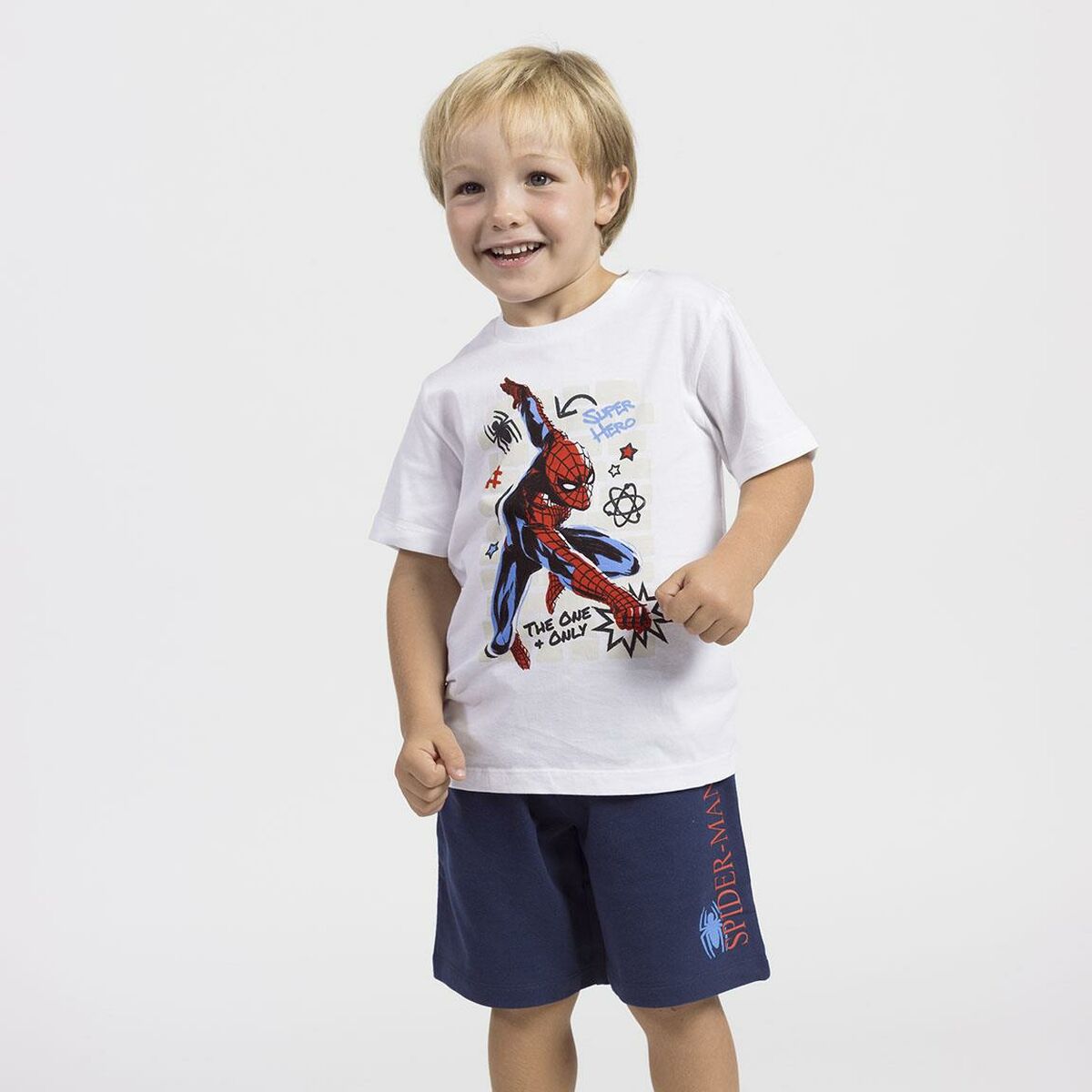 Kledingset Spider-Man Wit