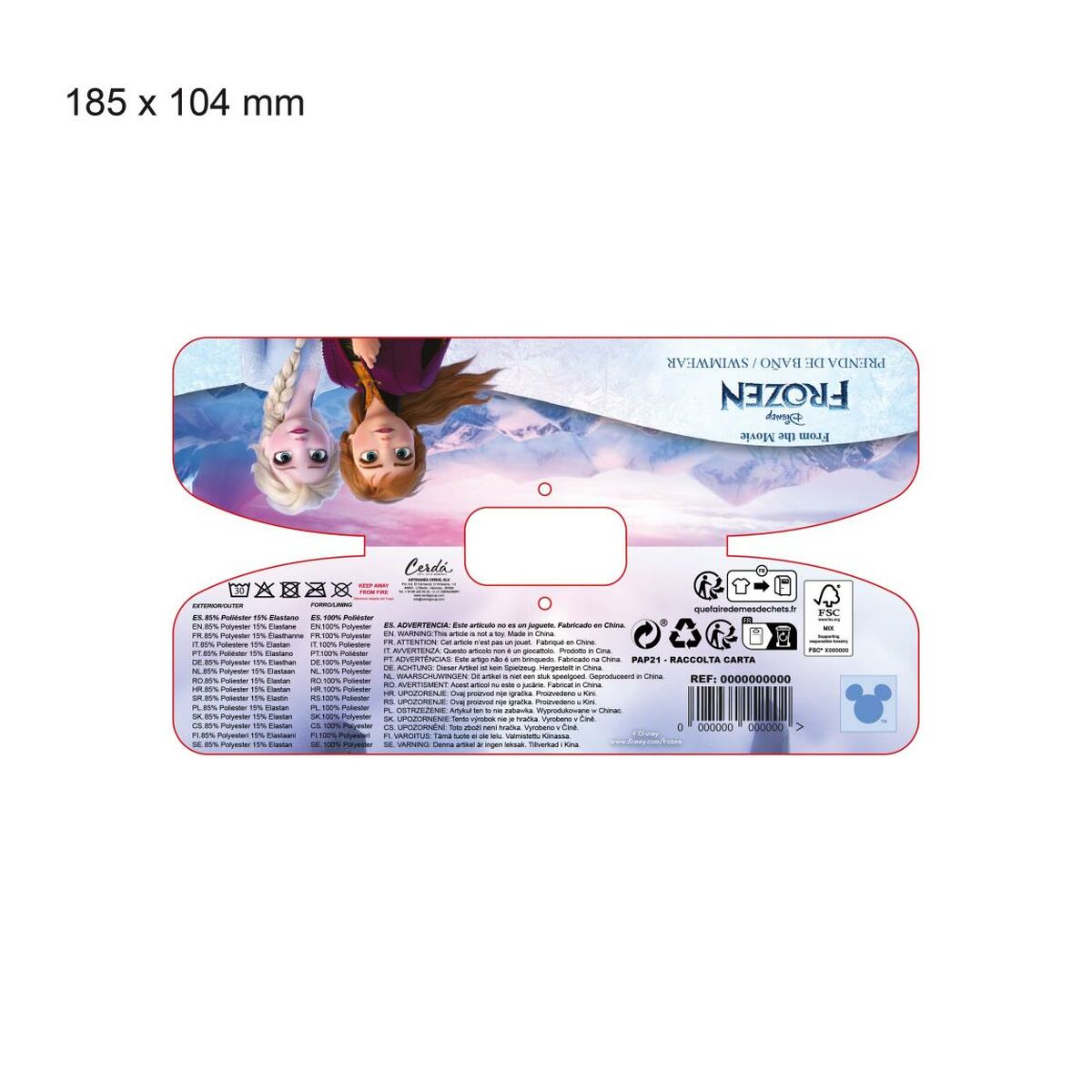 Biquíni Frozen Multicolor