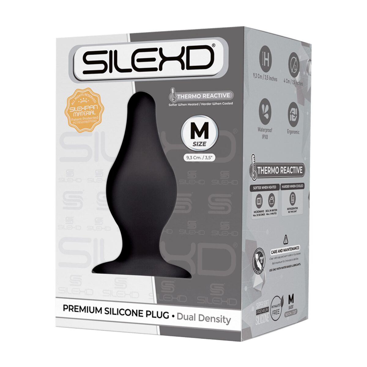Anal plug Silexd Sort
