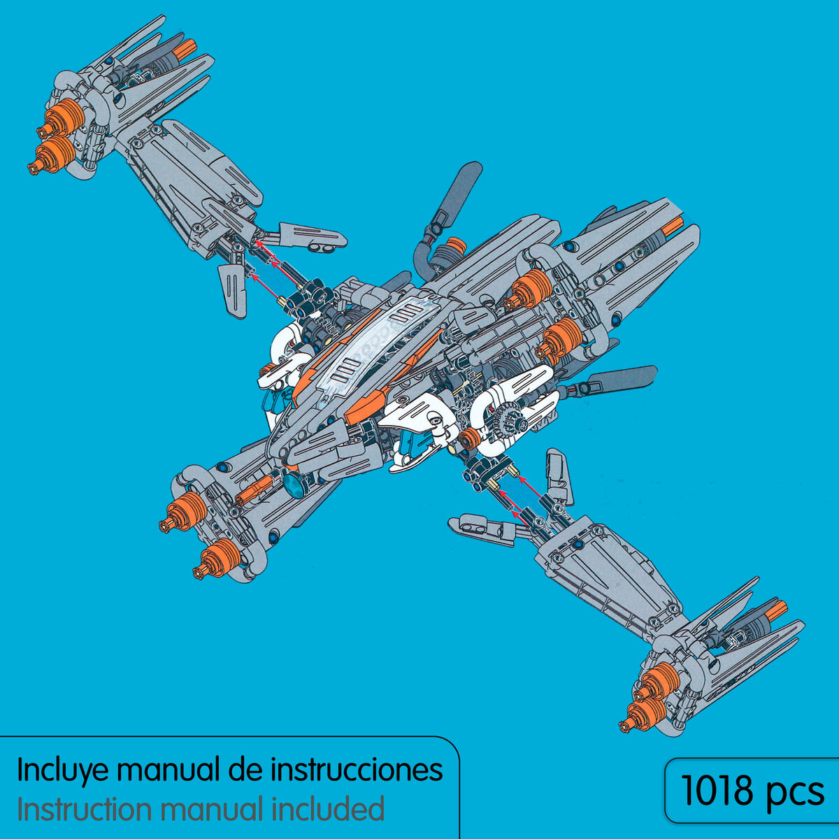 Set de Construcție IM Master 1018 Piese