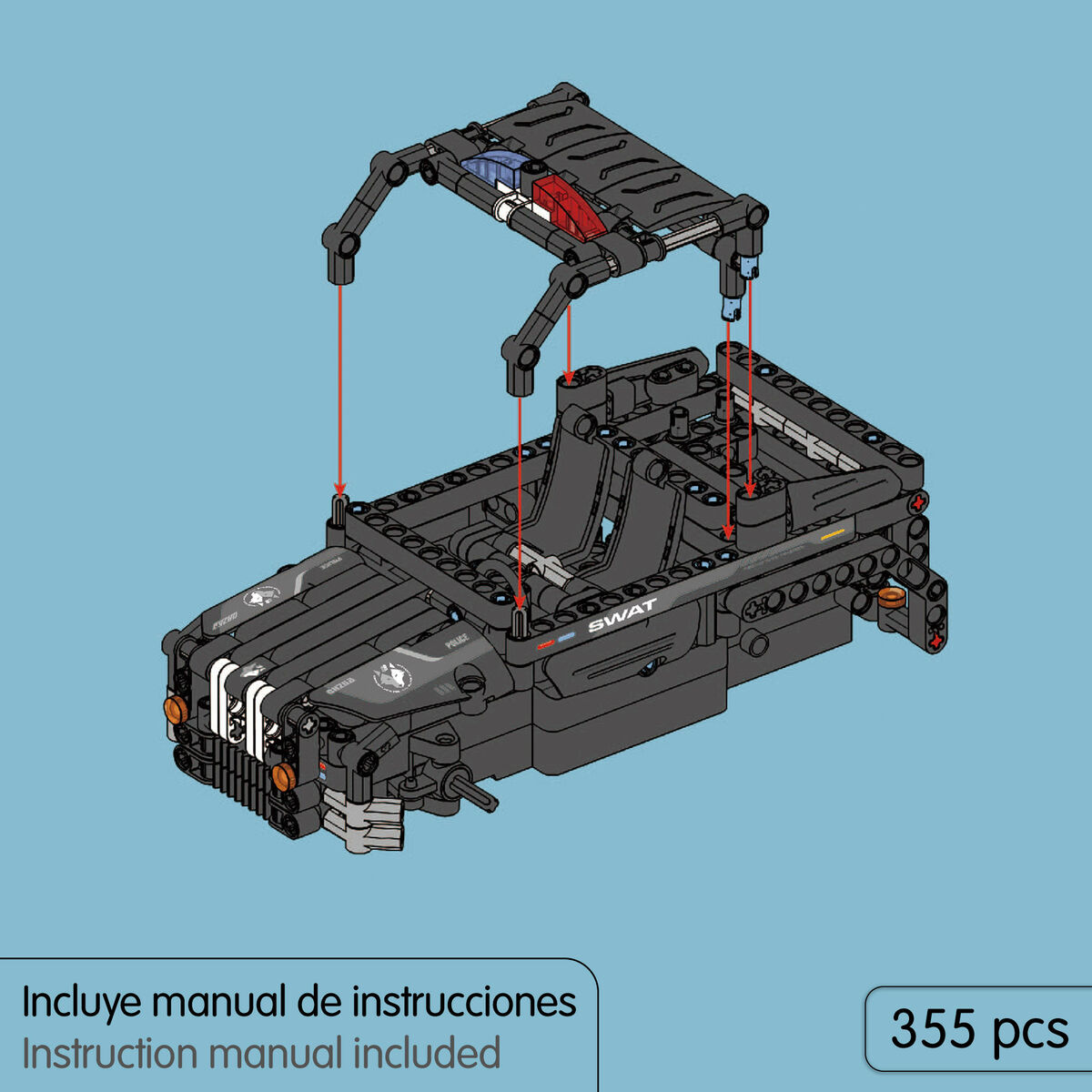 Set de Construcție IM Master 355 Piese