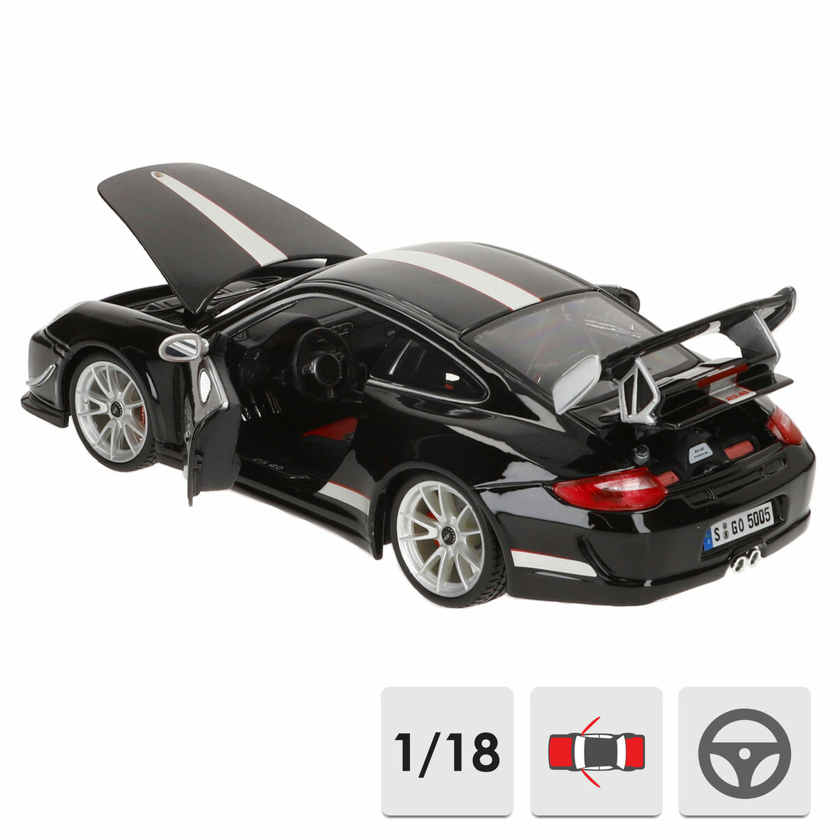 Bil Bburago GT-Porsche GT3 RS 4.0 1:18