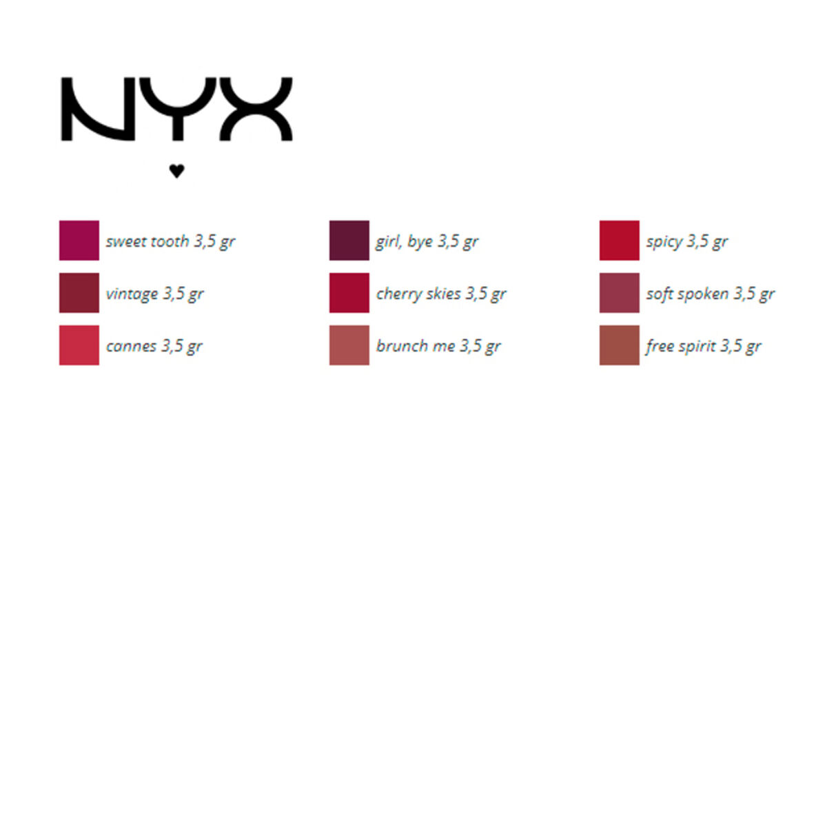 Ruj Suede NYX