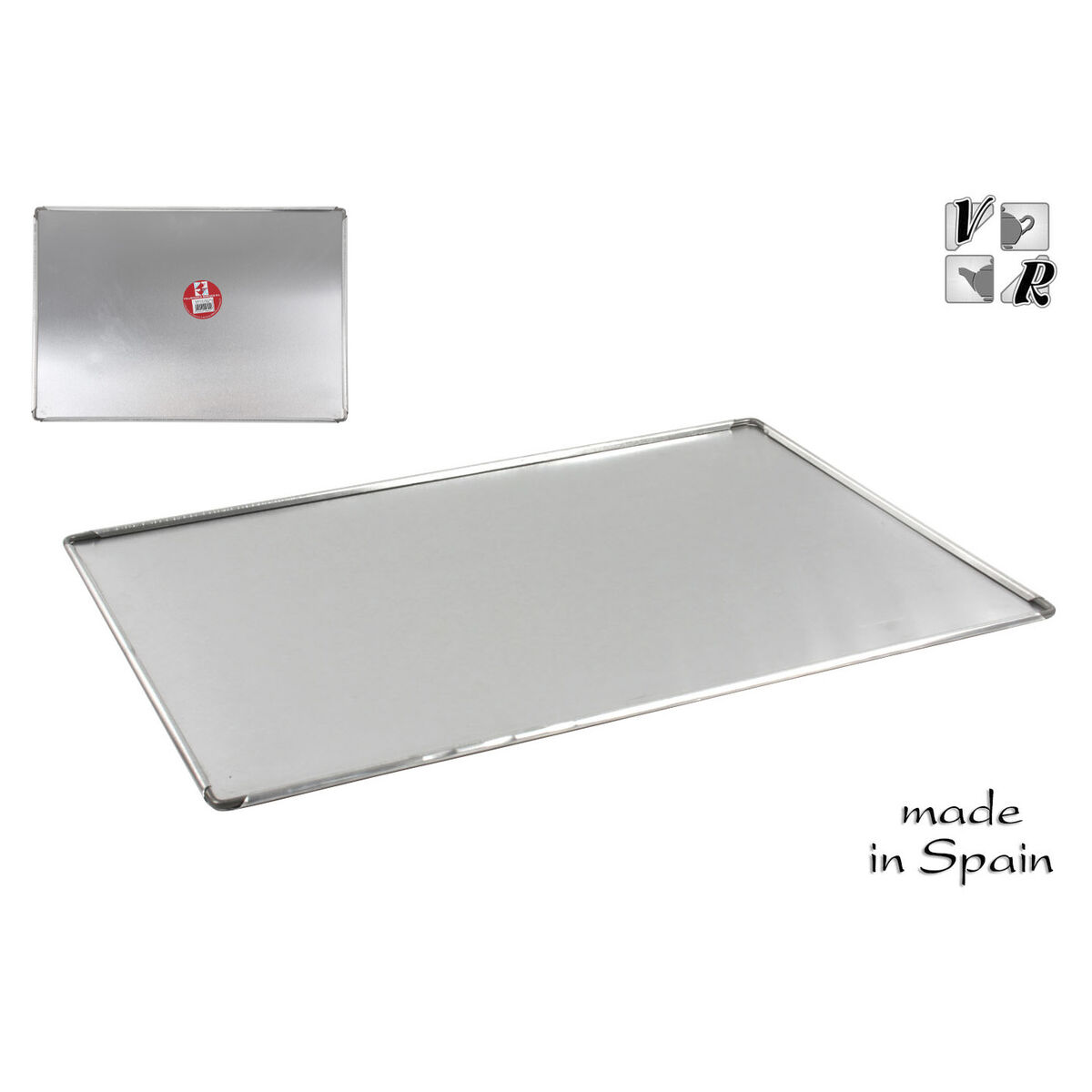 Baking tray VR Aluminium Rectangular