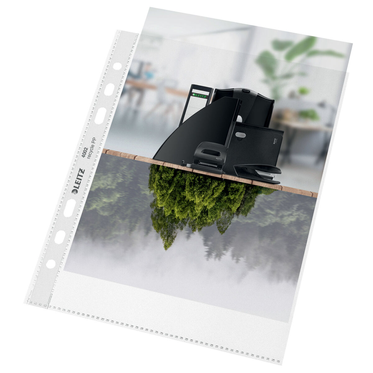 Covers Leitz Black Transparent polypropylene Plastic