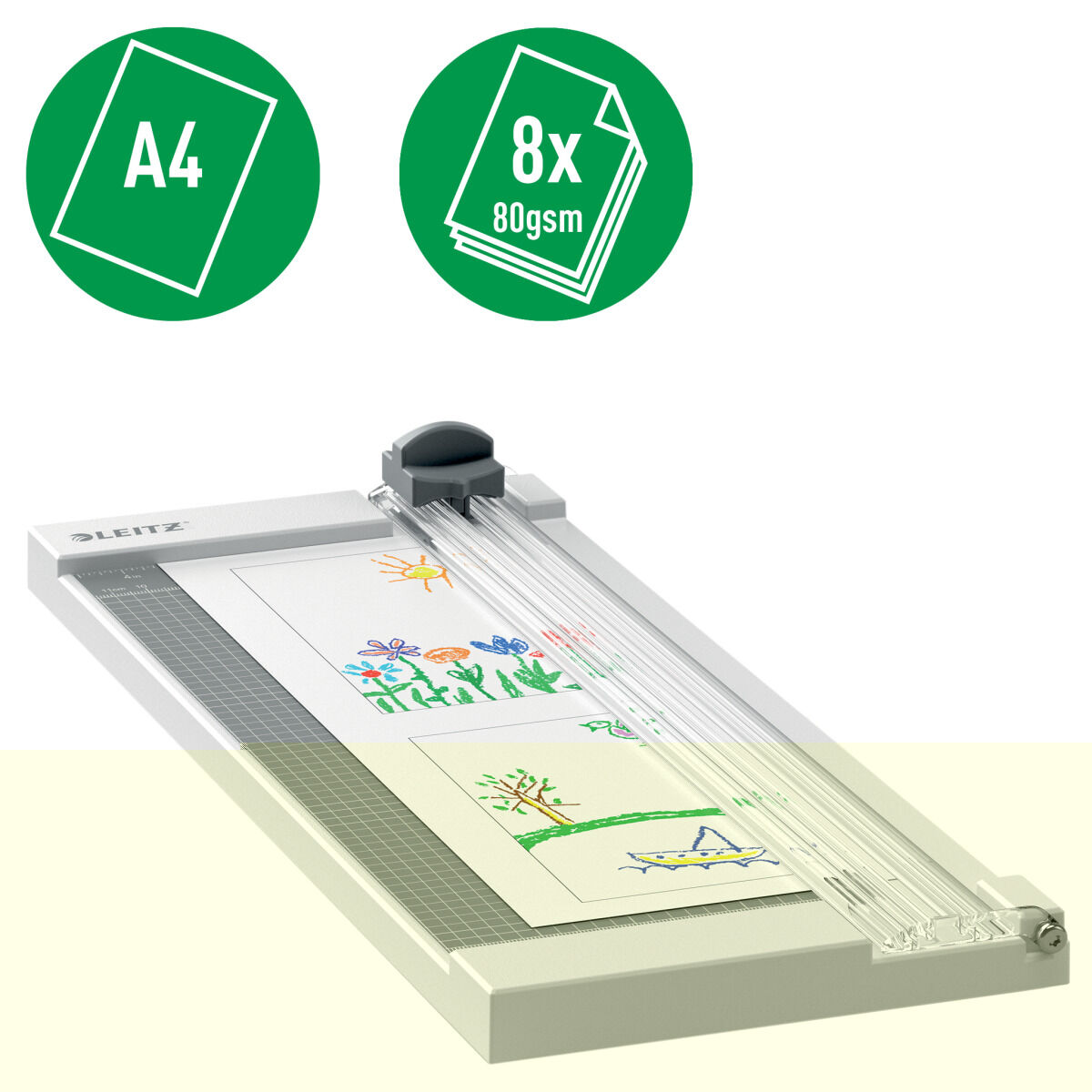 Sakset Leitz Precision Home A4 A4 Harmaa