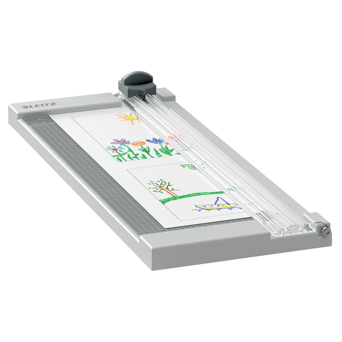 Schere Leitz Precision Home A4 A4 Grau