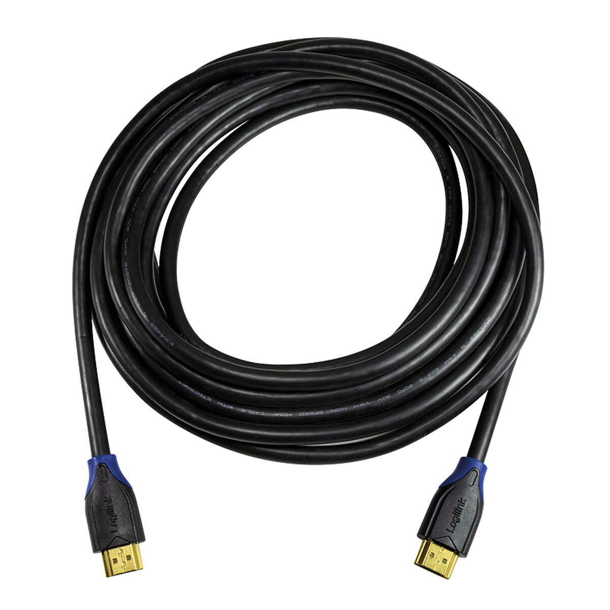 HDMI-kaapeli Ethernetillä LogiLink CH0066 10 m Musta