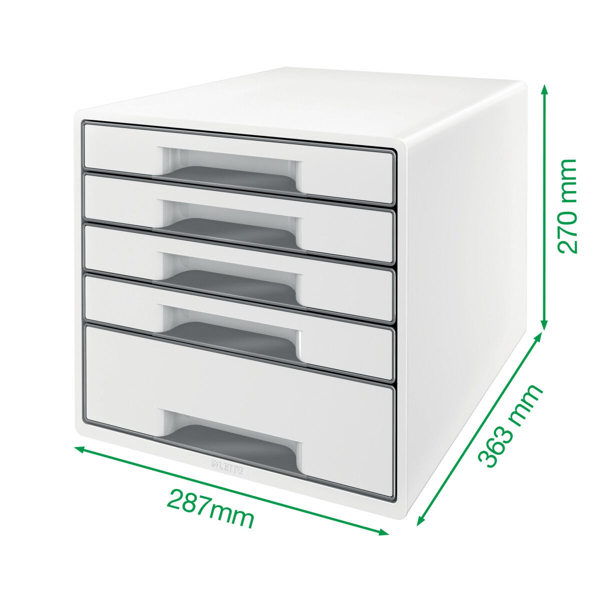 Kommode Leitz WOW CUBE Svart