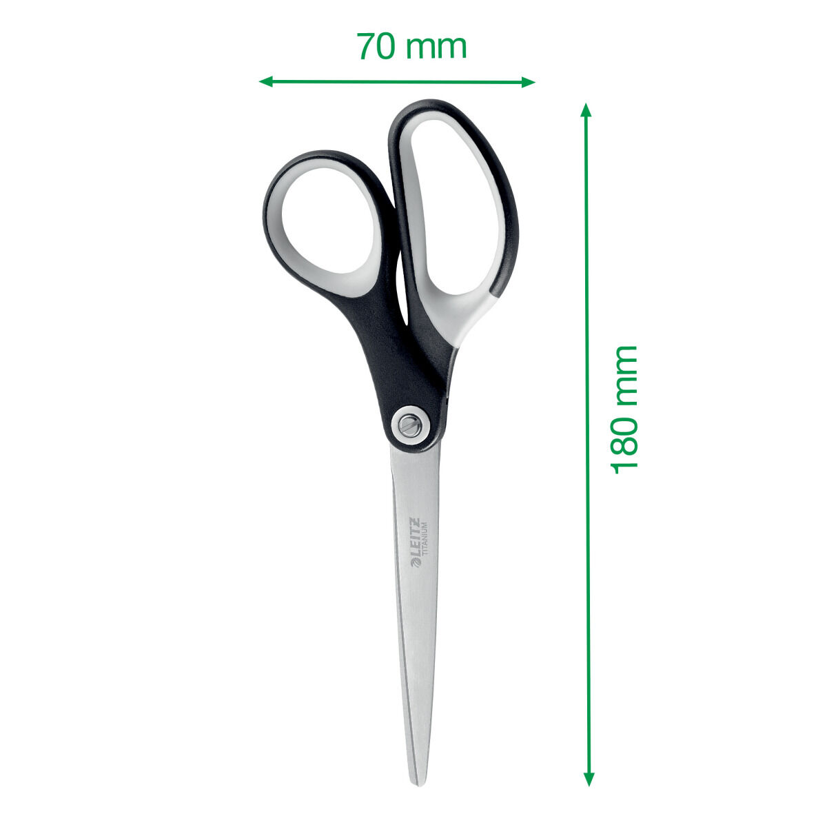 Saks Leitz Quality 180 mm Sort