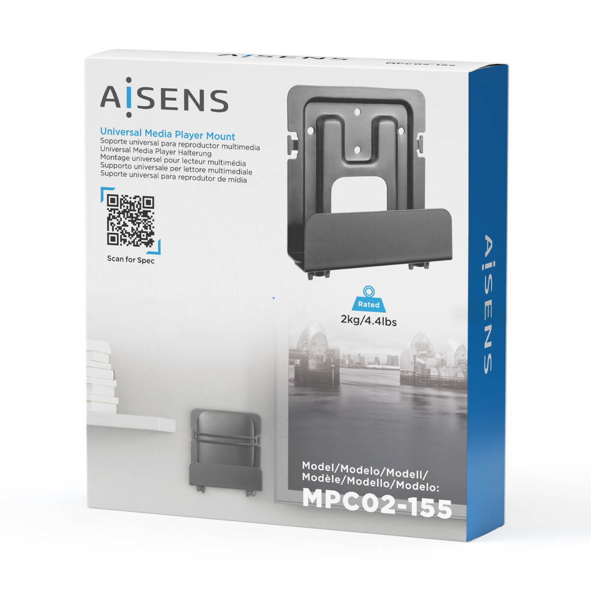 Support mural Aisens MPC02-155