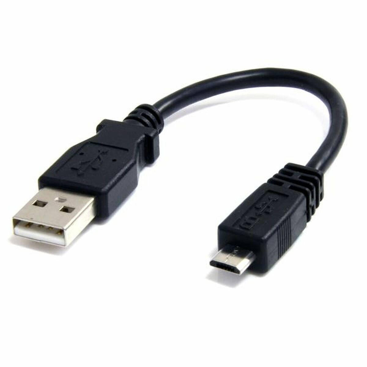 USB-kabel til Micro USB Startech UUSBHAUB6IN Sort