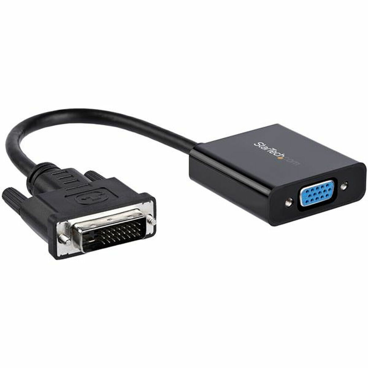 DVI-D til VGA-adapter Startech DVI2VGAE 0,19 m Sort