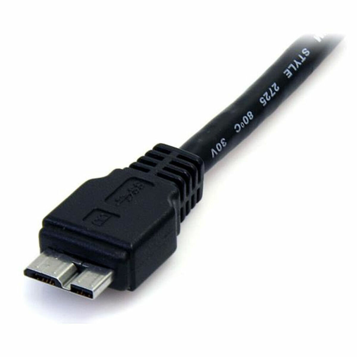 USB kabel, Micro USB Startech USB3AUB50CMB         Černý