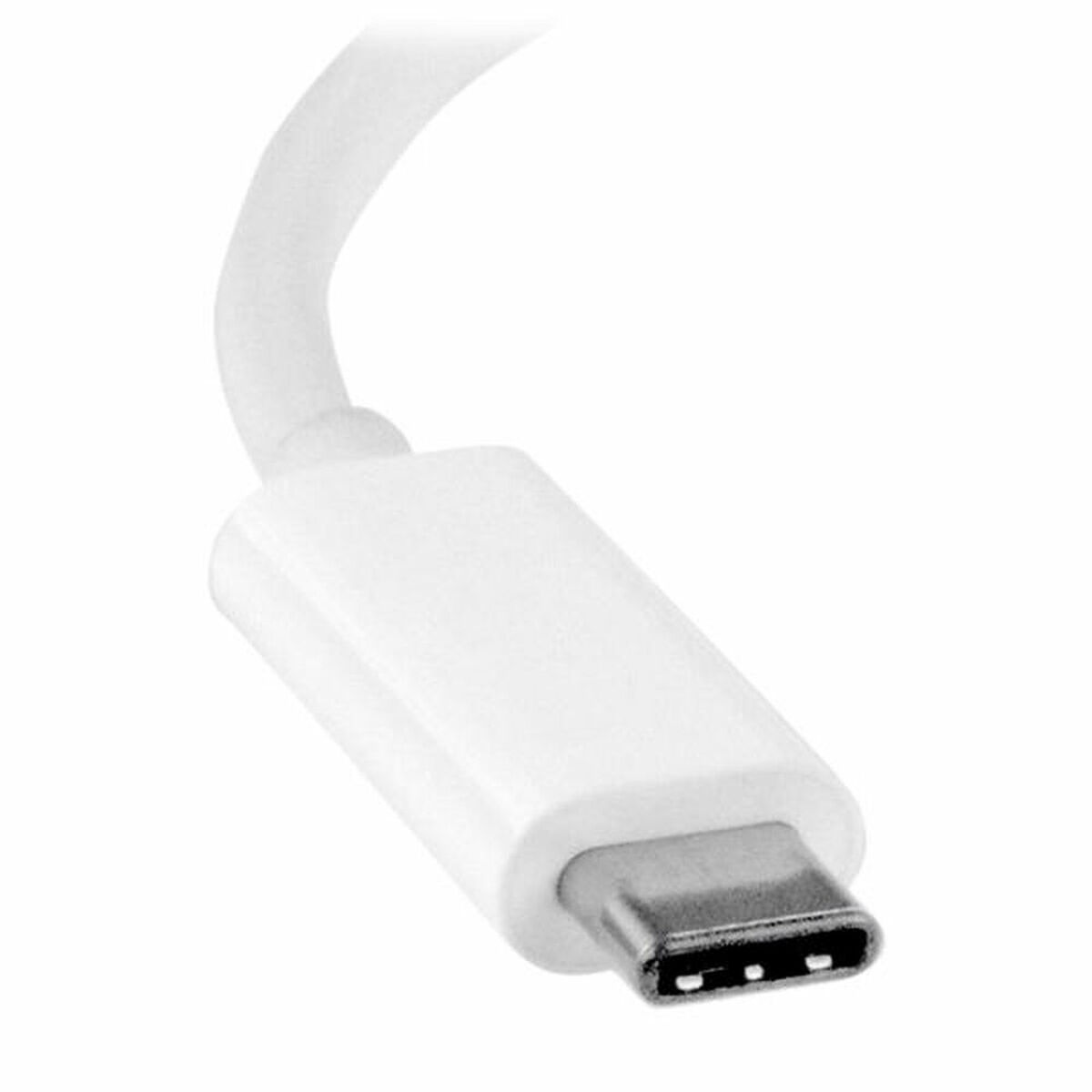 USB C til DVI-Adapter Startech CDP2DVIW             Hvit