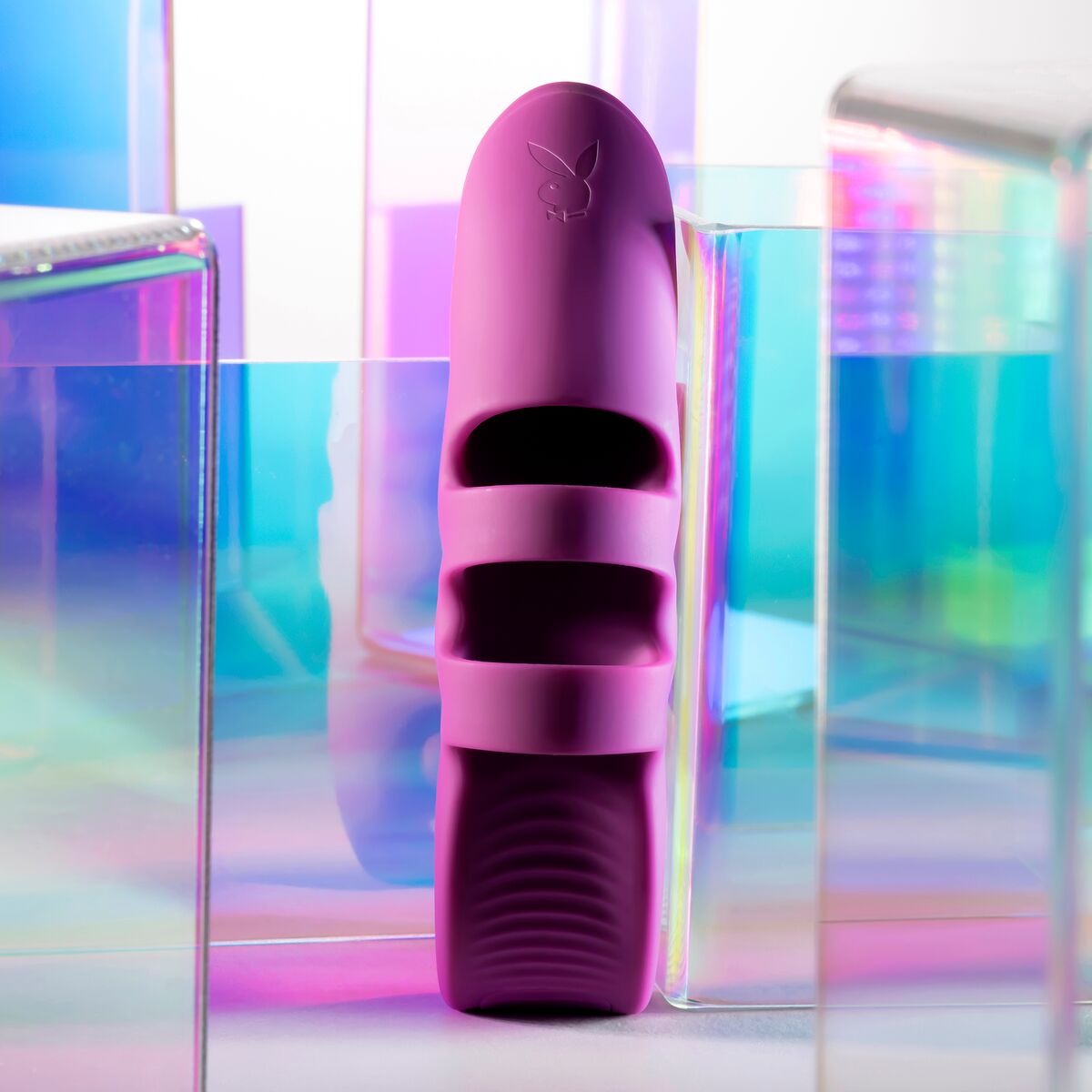 Vibration de Stimulation Double Evolved Playboy Violet